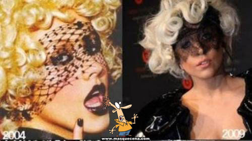 Lady Gaga copiando o estilo da Christina Aguilera