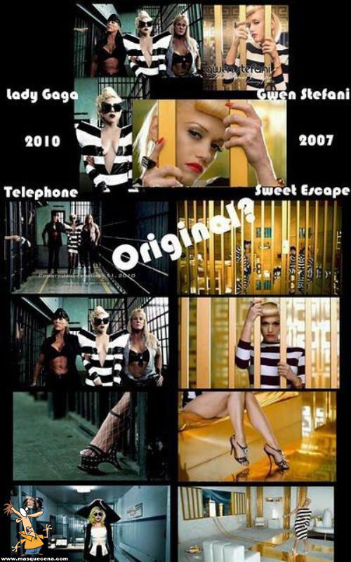 Lady Gaga copiou o estilo de um vídeoclipe da Gwen Stefani