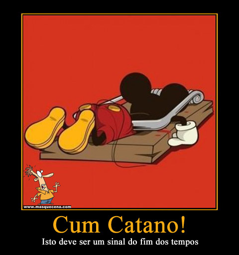 Mickey Mouse apanhado numa armadilha para ratos