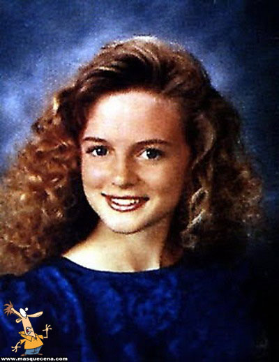 Young Heather Graham before she was famous yearbook picture