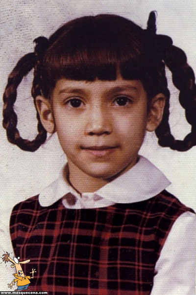 Young Jennifer Lopez as a girl