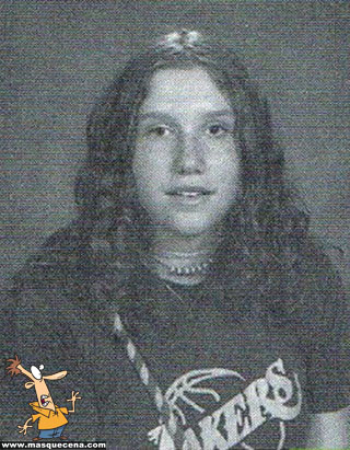 Young Kesha 9th grade yearbook picture
