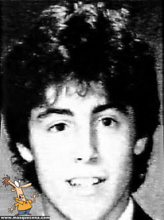 Young Matt LeBlanc before he was famous yearbook picture