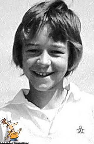 Young Russell Crowe as a kid yearbook picture