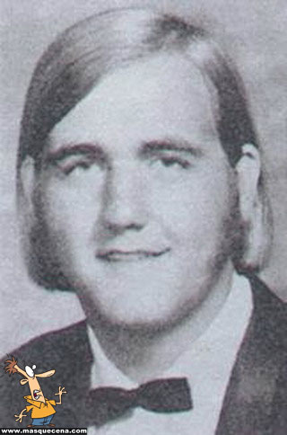 Young Hulk Hogan before he was famous yearbook picture